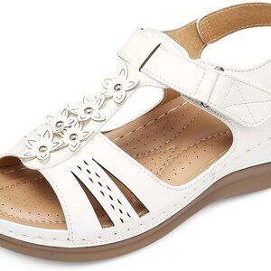 Wedge Sandals Women Casual Dressy Summer Platform Open Toe Adjustable
